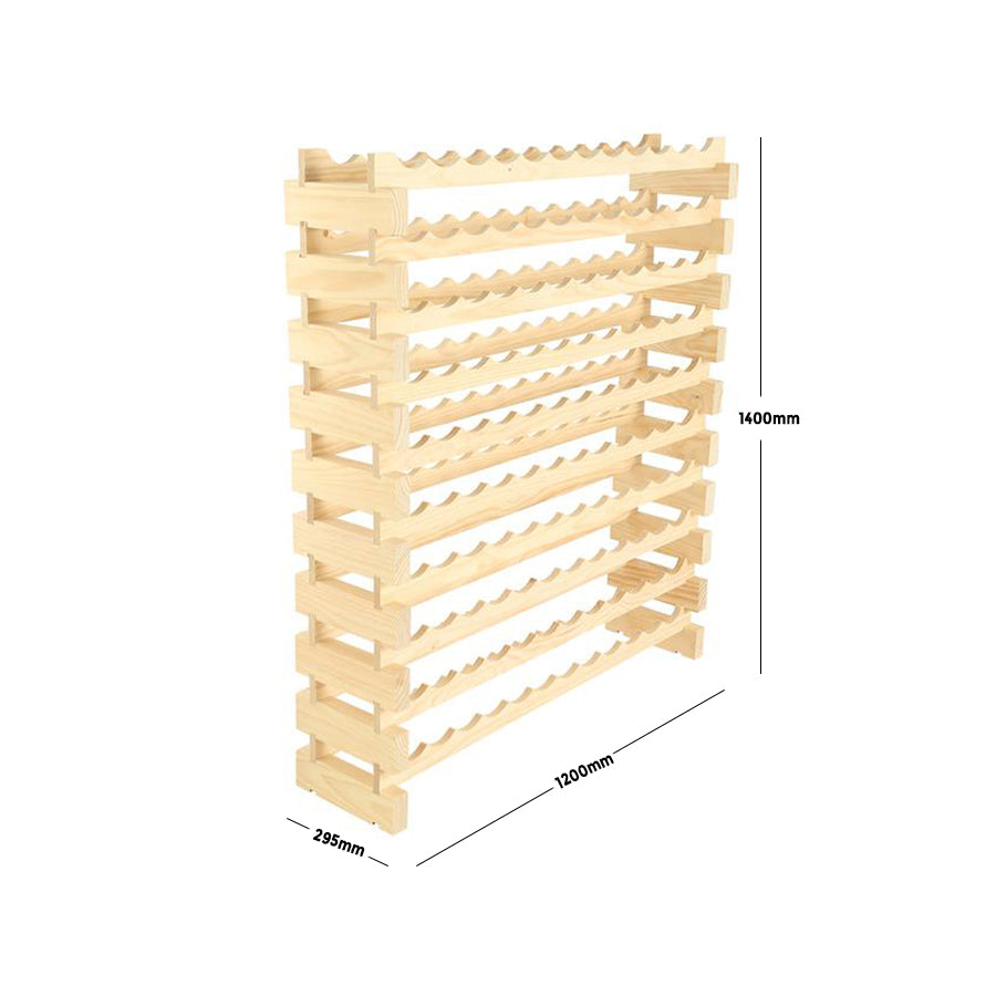 120 Bottle Rack (10 layers high x 12 bottles wide)