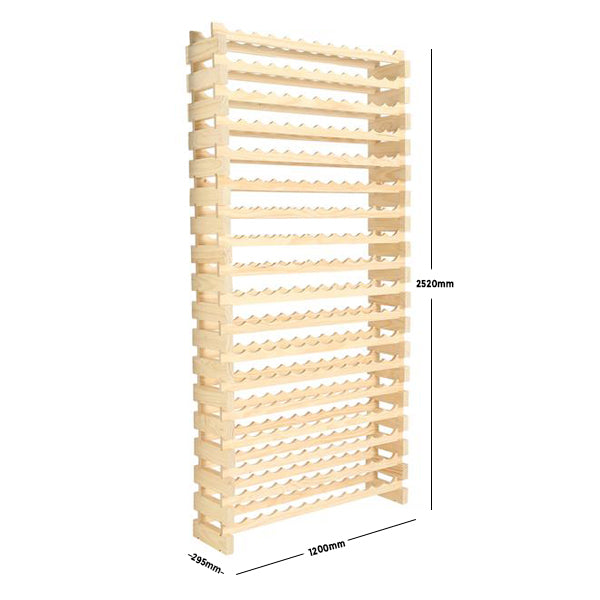 216 Bottle Wine Rack (18 layers high x 12 bottles wide)