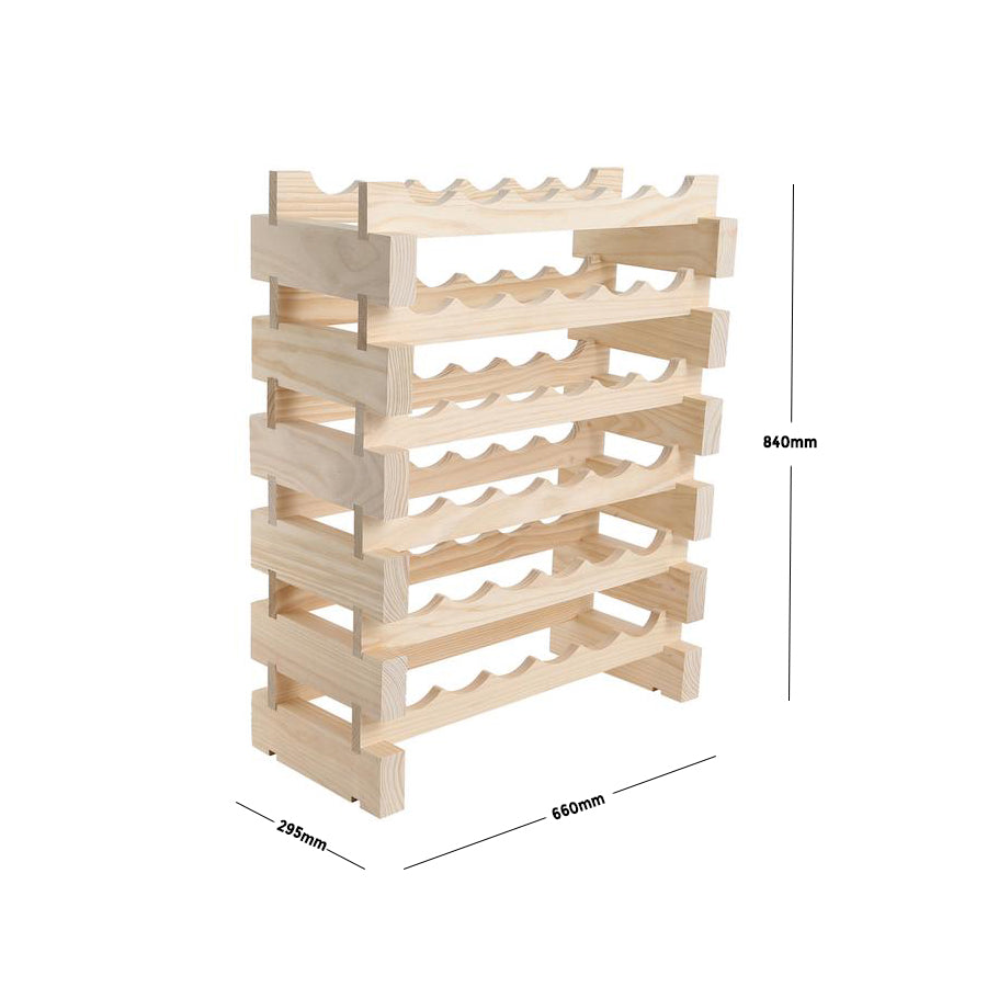 36 Bottle Wine Rack (6 layers high x 6 bottles wide)