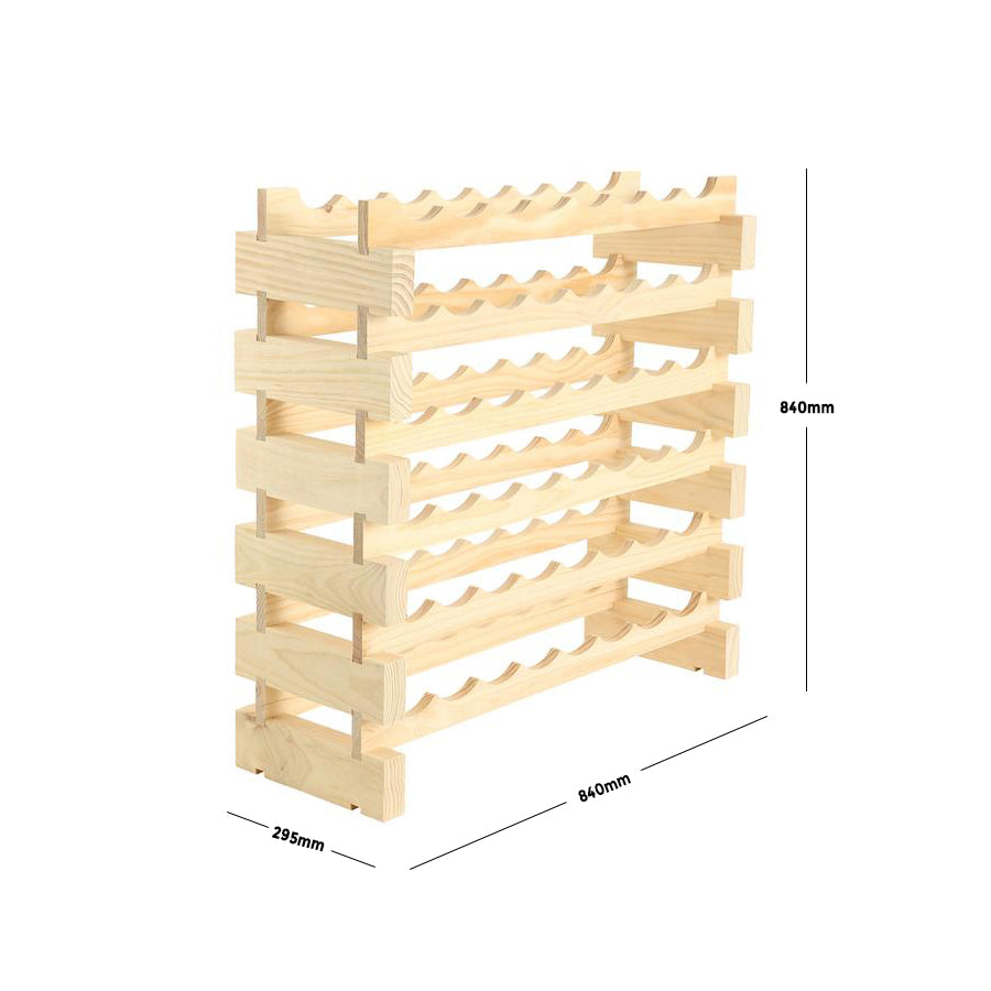 48 Bottle Wine Rack (6 layers high x 8 bottles wide) - Modularack®