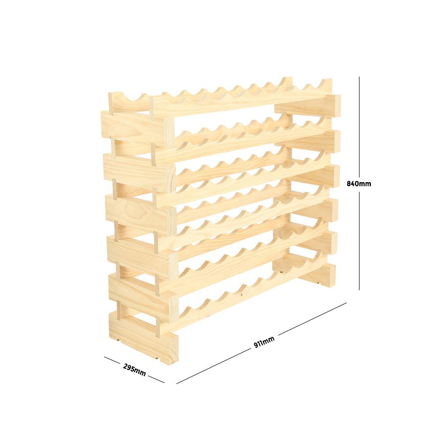 54 Bottle Wine Rack (6 layers high x 9 bottles wide)