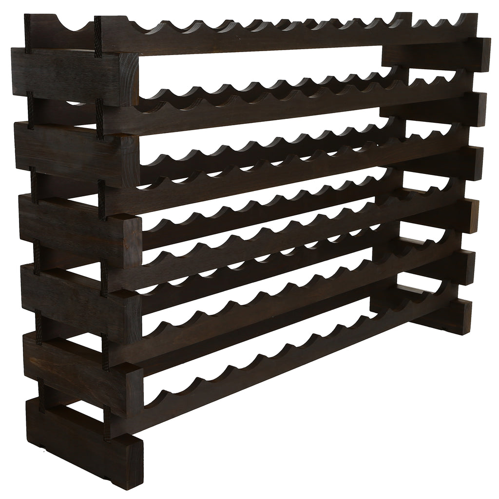 72 Bottle Wine Rack (6 layers high x 12 bottles wide) - Modularack®