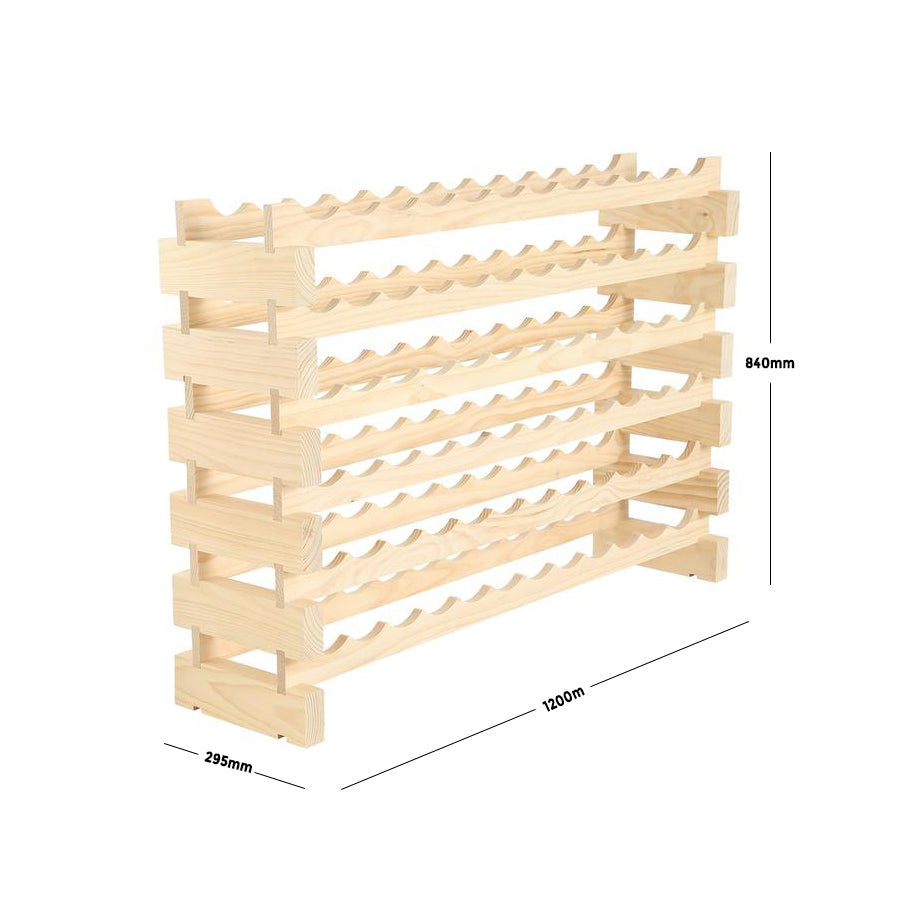 72 Bottle Wine Rack (6 layers high x 12 bottles wide)
