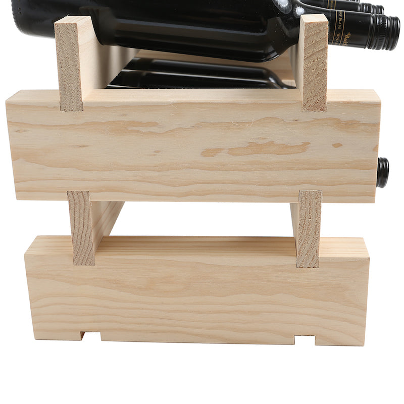 4 Bottle Wine Rack - Modularack Wine Rack