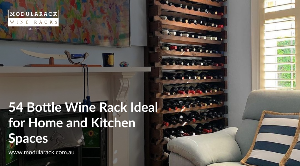 54 Bottle Wine Rack Ideal for Home and Kitchen Spaces