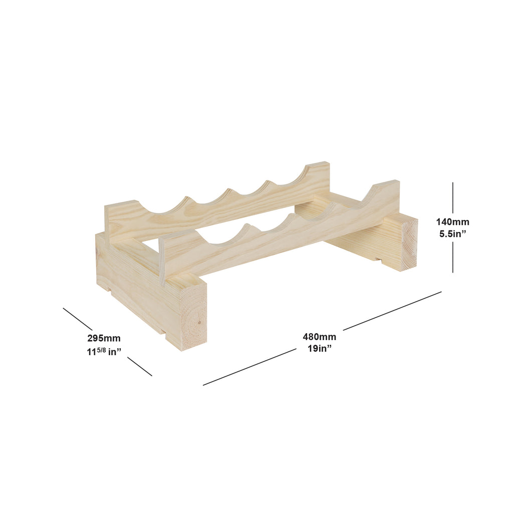 4 Bottles Wide - Modularack Wine Rack