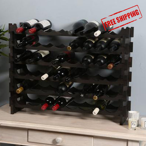 54 Bottle Wine Rack (6 layers high x 9 bottles wide)