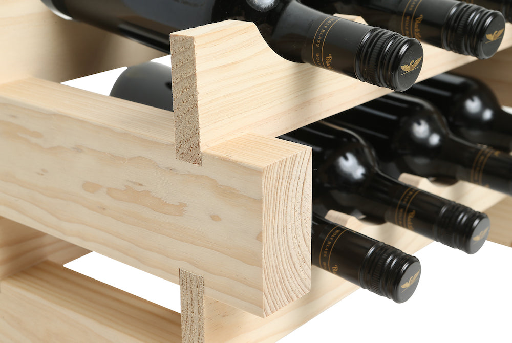 216 Bottle Wine Rack (18 layers high x 12 bottles wide) - Modularack®